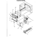 Amana TA18S2W-P1194501WW evaporator assembly diagram