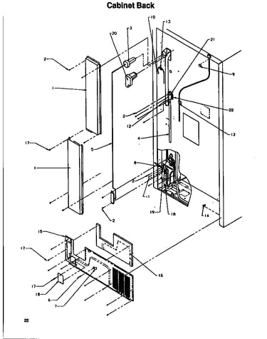 Cabinet back