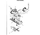 Amana TH18S3W-P1195301WW control assembly diagram