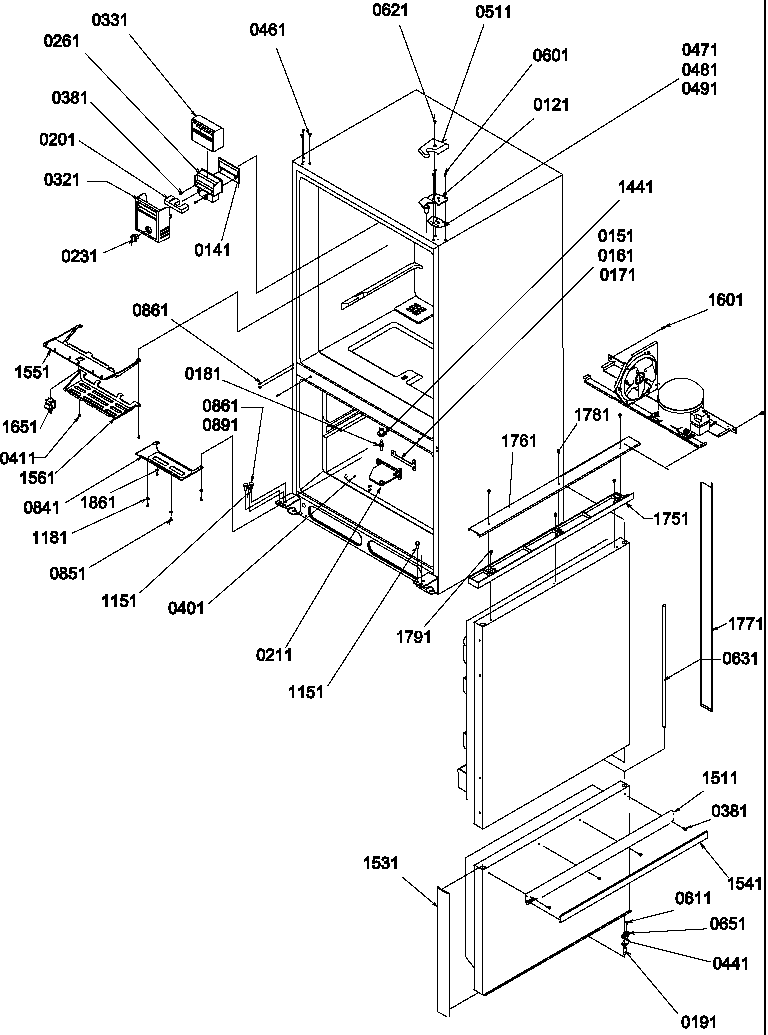 CONTROLS/SHIELDS/HINGES/TRIM