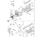 Amana BBI20TPSW-P1199103WW ice maker assembly and parts diagram