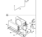 Amana PTC105A30AA/P1202281R compressor & tubing diagram