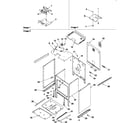 Amana ZRRS6550E/P1130674NE cabinet diagram