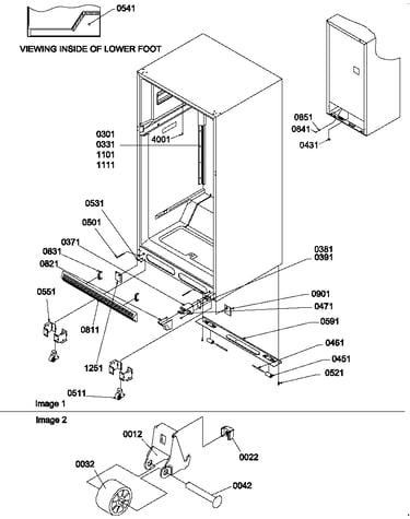 Ladders, lower cabinet and rollers