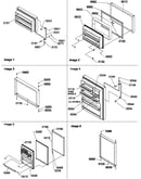 Door assemblies and handles