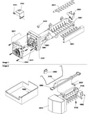 Ice maker assembly parts