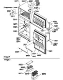 Door, hinges and accessories