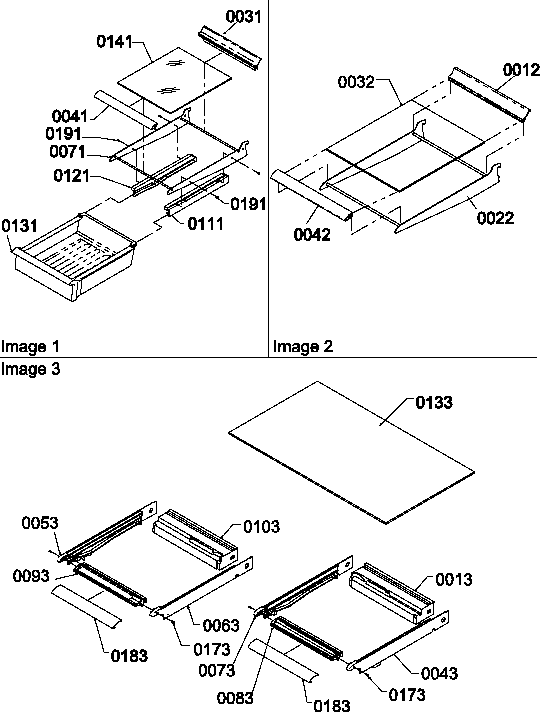 Shelving assemblies
