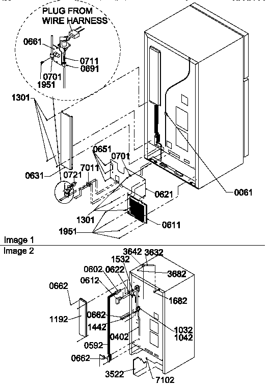 Cabinet back