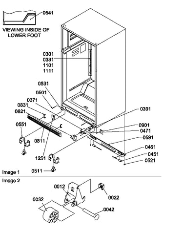 Ladders, lower cabinet and rollers