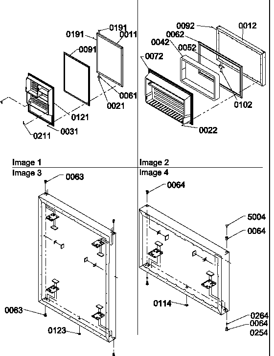 Door assemblies