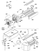 Ice maker assembly and parts