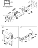 Evaporator and fan motor assemblies