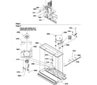 Amana TR25V2E-P1316101WE machine compartment diagram