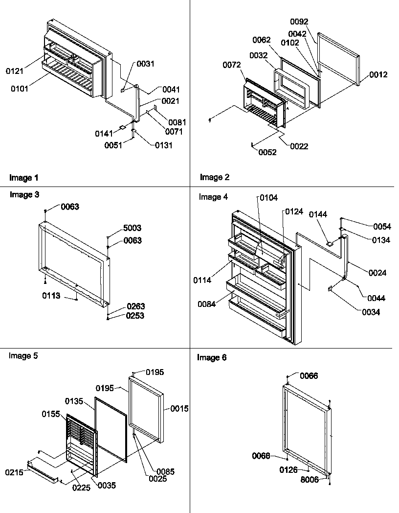 Door assemblies and handles