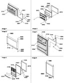 Door assemblies and handles
