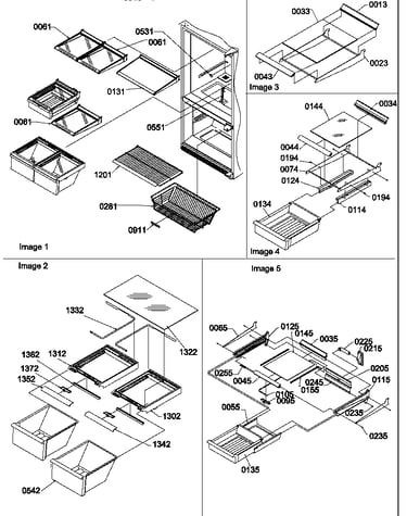 Shelving assemblies