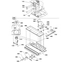 Amana BG20T2L-P1316303WL machine compartment assembly diagram