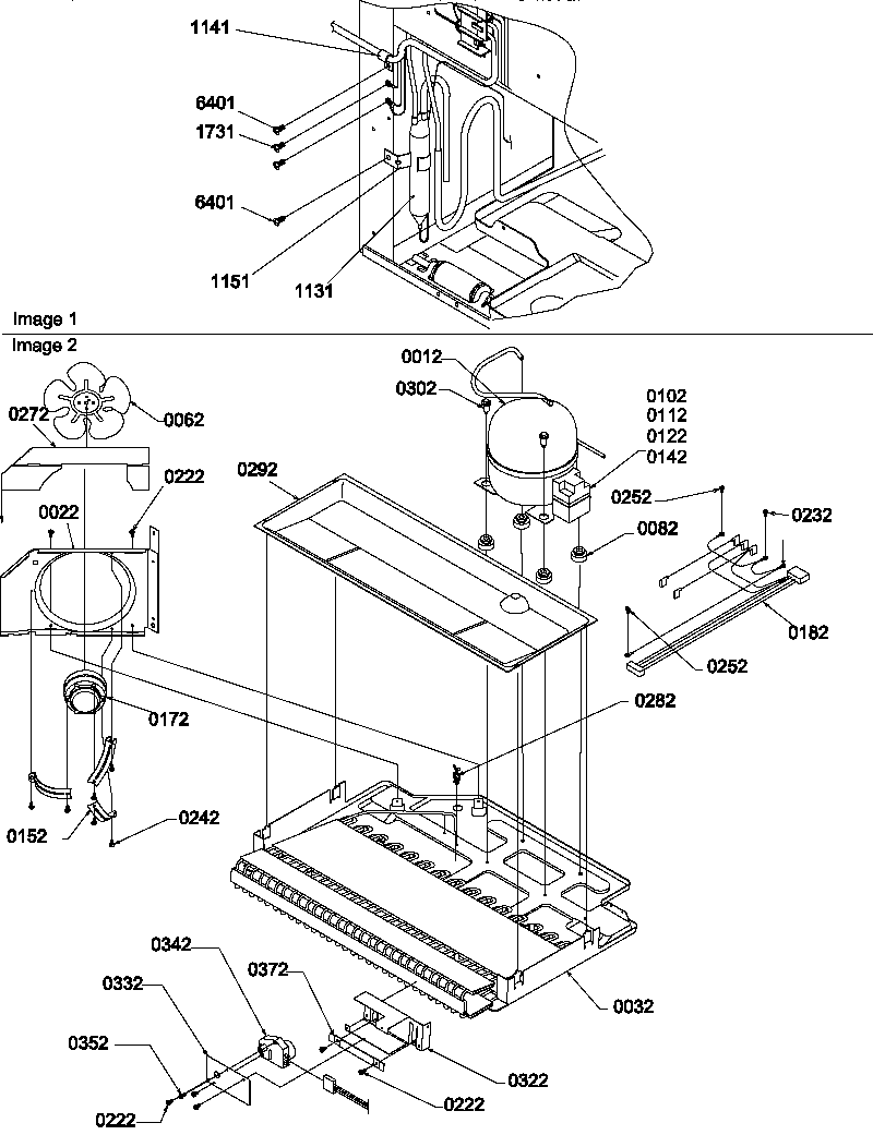 Machine compartment assembly