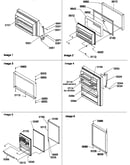 Door assemblies and handles