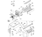 Amana TC18V2W-P1318003WW ice maker assembly parts diagram