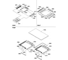 Amana TH18V2W-P1315702WW shelving assemblies diagram