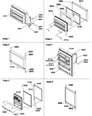 Door assemblies and handles