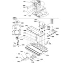 Amana BX20S5W-P1196504WW machine compartment assembly diagram