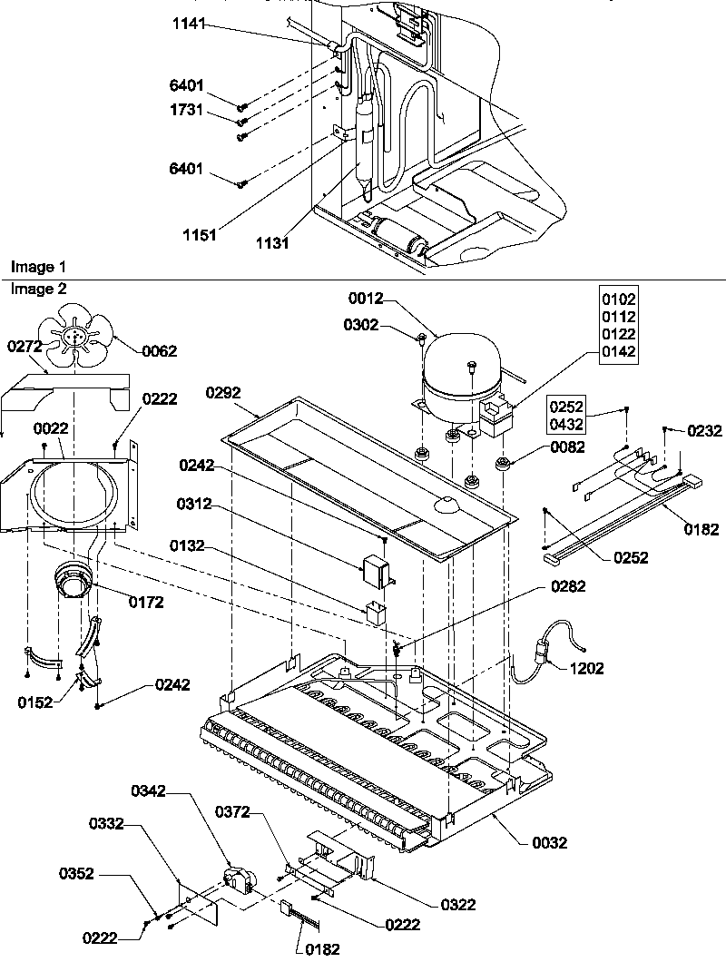 Machine compartment assembly