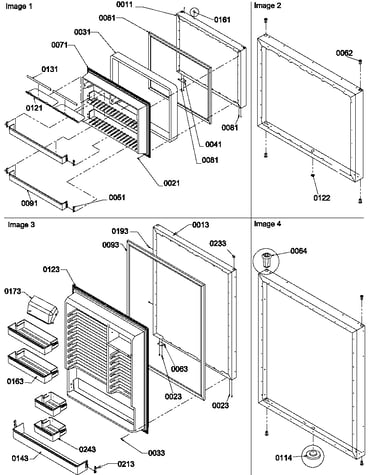 Door assemblies