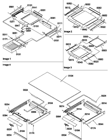 Shelving assemblies