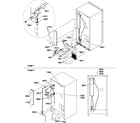 Amana TX19V2E-P1315802WE cabinet back diagram