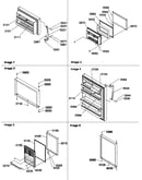 Door assemblies and handles