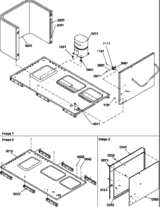 Compressor/basepan