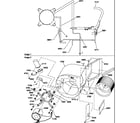 Amana PGB58B1152C/P1183310C tubing/blower diagram