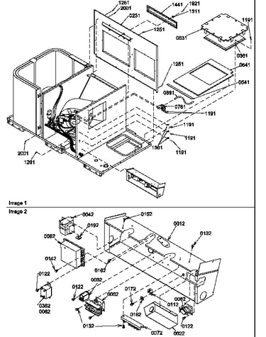 Back cover/control box