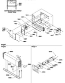 Evaporator and fan motor assemblies