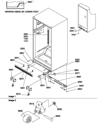 Ladders, lower cabinet and rollers