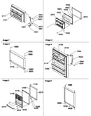 Door assemblies and handles