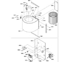 Amana PGB24C0452D/P1213601C blower/control box diagram