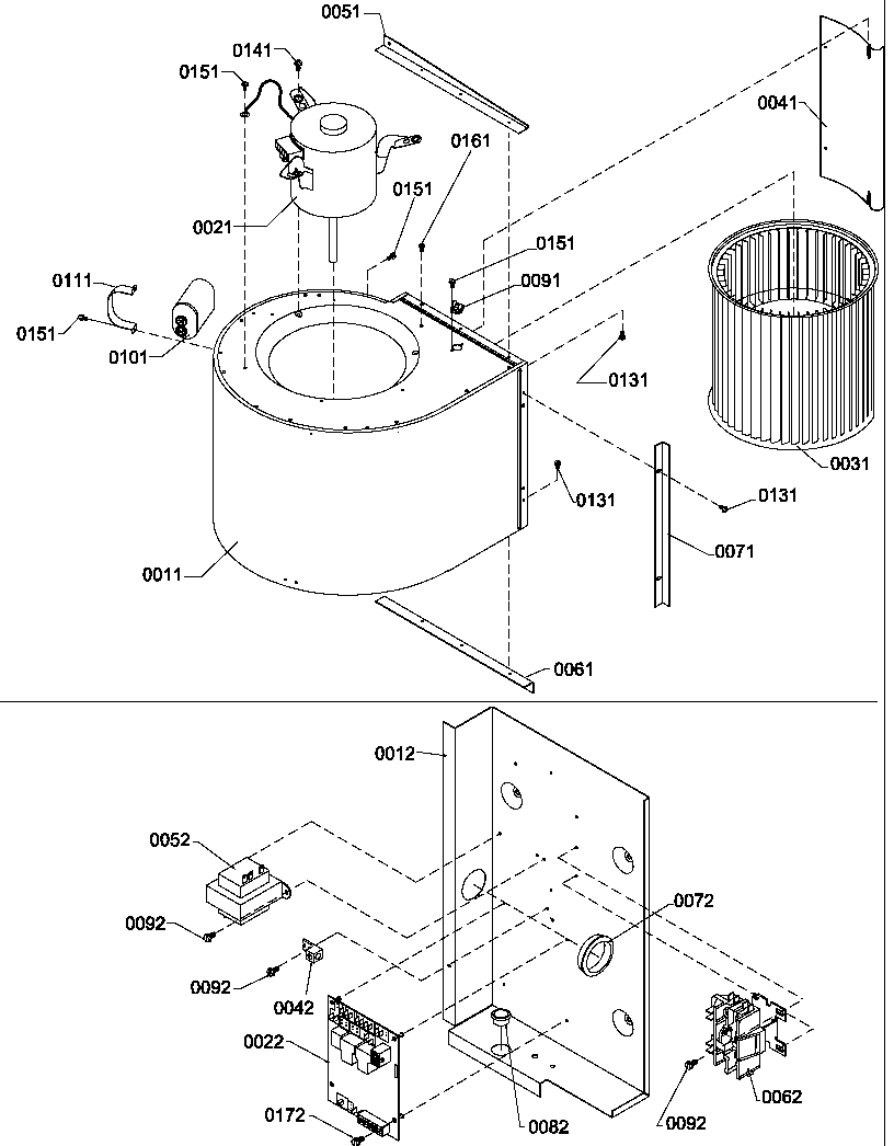 Blower/control box