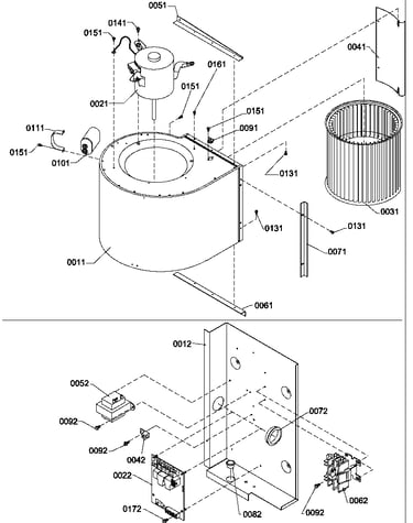 Blower/control box