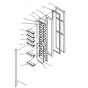 Amana SRI25S2L-P1194001WL freezer door diagram