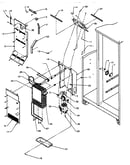 Freezer evaporator and air handling