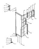 Refrigerator door hinge/trim