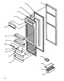 Refrigerator door