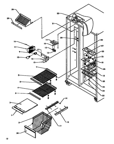 Freezer shelfs/refrigerator light