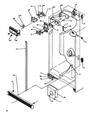 Refrigerator/freezer controls & cabinet