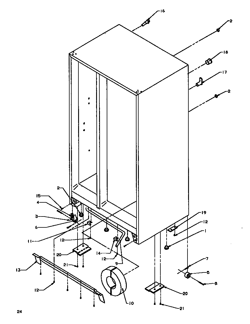 Drain and rollers