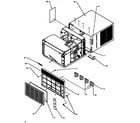 Amana 21C3MV/P1178005R cabinet diagram